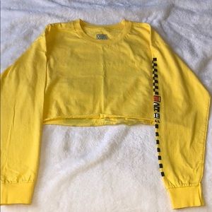 Vans off the wall crop top